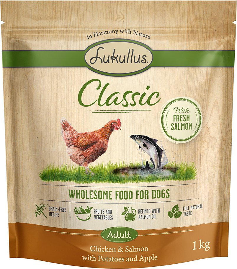 Lukullus Classic Huhn & Lachs (getreidefrei) - Sparpaket: 5 x 1 kg