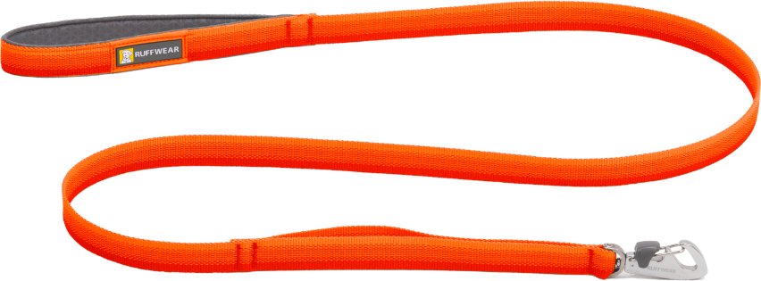 Ruffwear Front Range Hundeleine, Blaze Orange - 150 cm lang, 19 mm breit