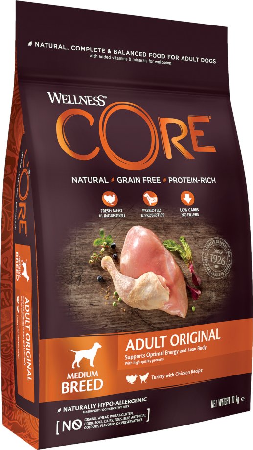 Wellness Core Dog Original Truthahn & Huhn - Sparpaket: 2 x 10 kg