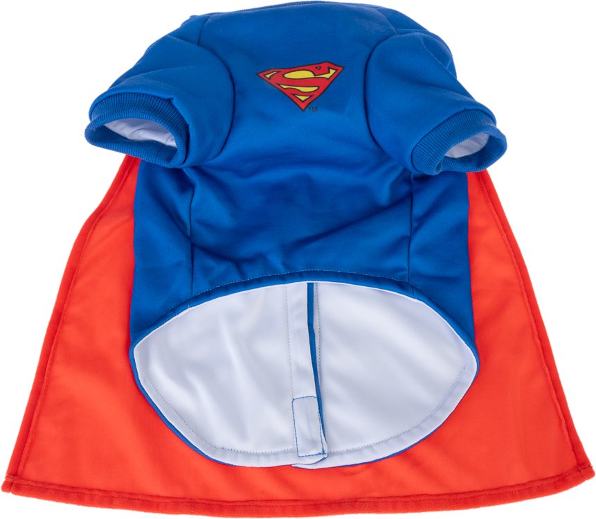 DC Superman Hundekostüm - Größe M/L: 38 cm Rückenlänge