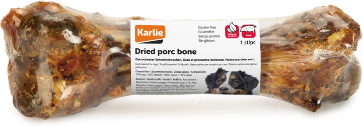 Karlie Getrockneter Schweineknochen - Sparpaket: 3 x 20 cm