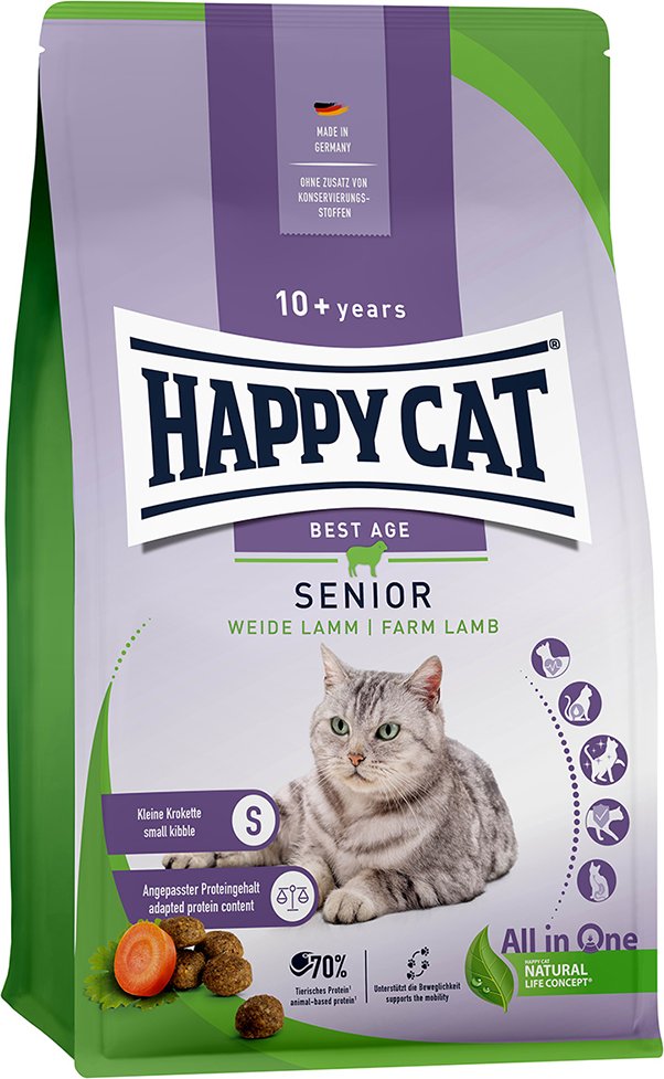 Thumbnail - Happy Cat Senior Weide-Lamm - 4 kg