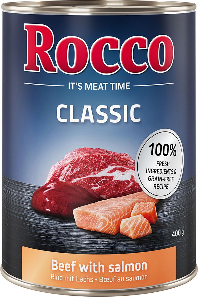Sparpaket Rocco Classic 12 x 400 g - Rind mit Lachs