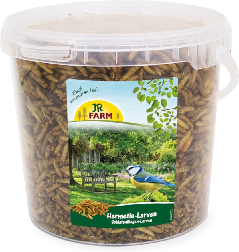 JR Farm Hermetia/Soldatenfliegen-Larven Eimer - 400 g