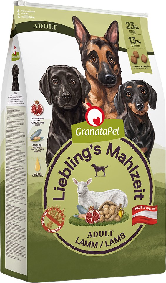 GranataPet Liebling's Mahlzeit Adult Lamm - 10 kg