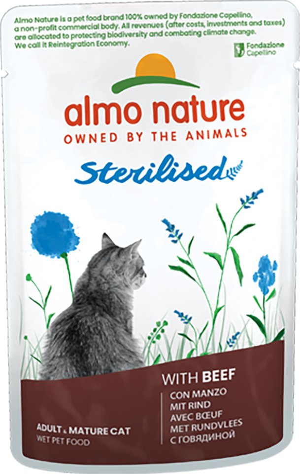 Almo Nature Holistic Sterilised - 24 x 70 g Rind