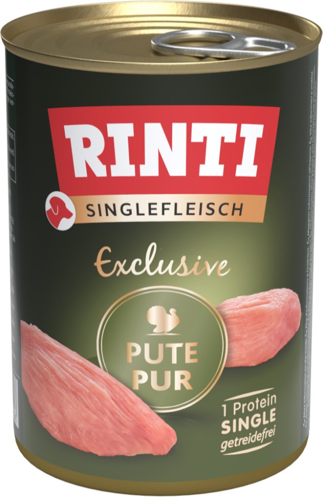 RINTI Singlefleisch 24 x 400 g - Exclusive Pute pur