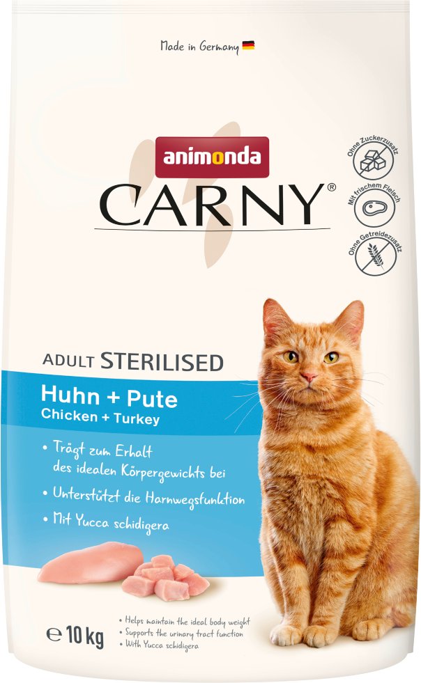animonda Carny Adult Sterilised Huhn + Pute - 10 kg
