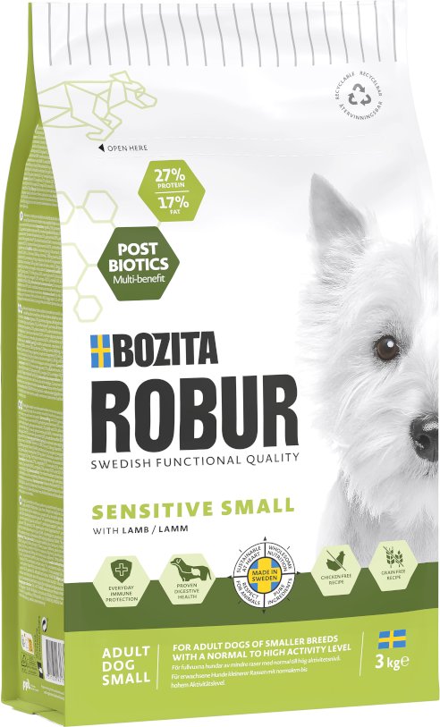 Thumbnail - Bozita Robur Adult Small Breed Sensitive Lamm - Sparpaket: 2 x 3 kg