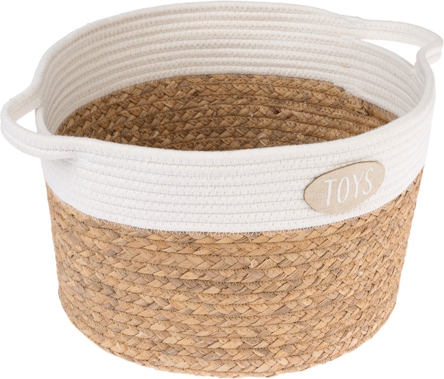 Modern Living Spielzeug-Aufbewahrungskorb Florence - ca. Ø 37 x H 23 cm