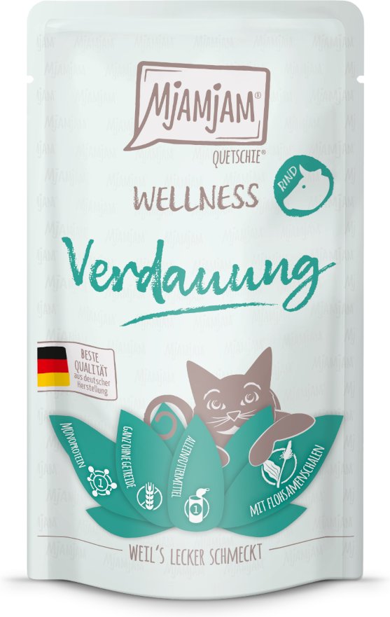 MjAMjAM Wellness 12 x 125 g - Verdauung - Rind