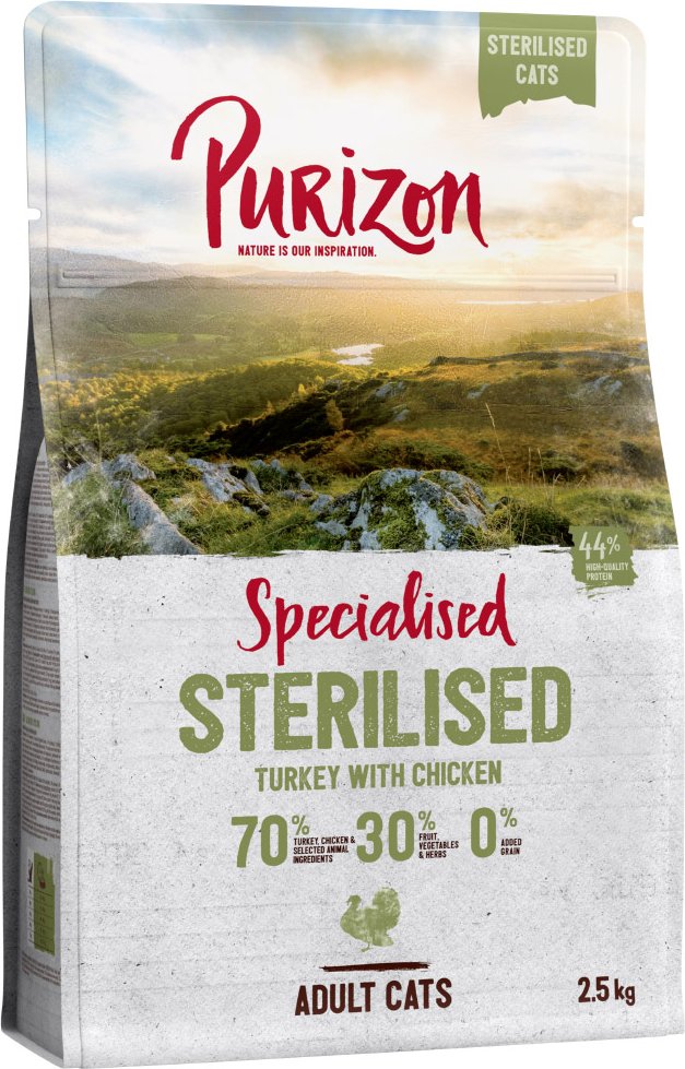 Purizon Sterilised Adult Truthahn & Huhn - getreidefrei - 2,5 kg