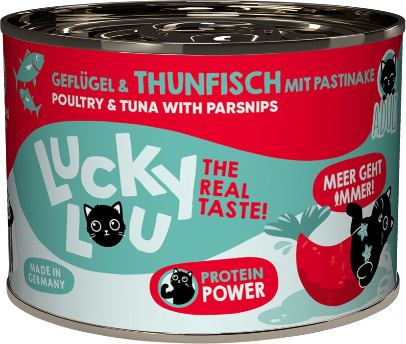 Lucky Lou Adult 6 x 200 g - Geflügel & Thunfisch