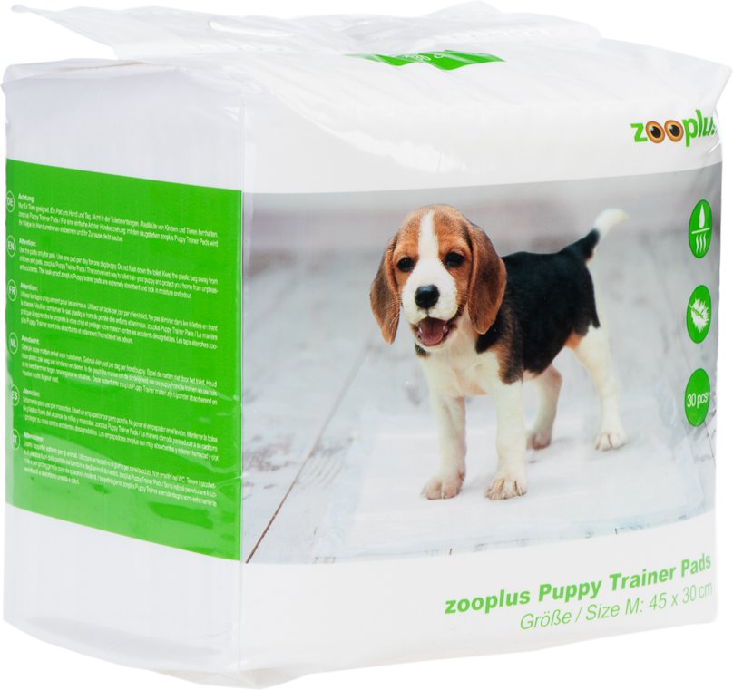 Thumbnail - zooplus Trainingsunterlage für Hundewelpen - Medium: L 45 x B 30 cm, 30 Stück