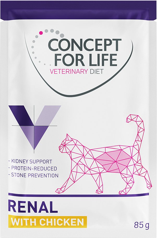 Concept for Life Veterinary Diet Renal mit Hühnchen - Sparpaket: 48 x 85 g