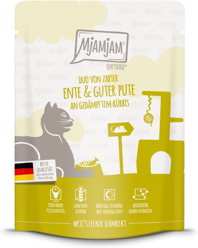MjAMjAM Quetschie 6 x 300 g - Ente & Pute