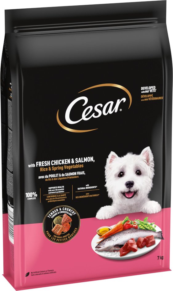 Cesar Adult mit Huhn, Lachs und Gemüse - 7 kg