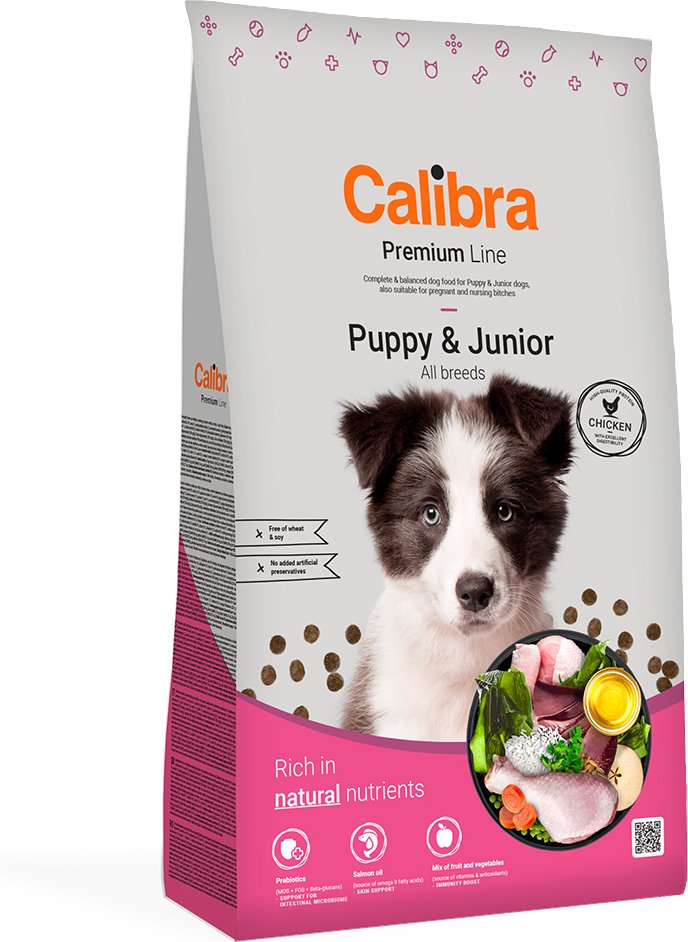 Calibra Dog Premium Line Puppy & Junior Huhn - 12 kg