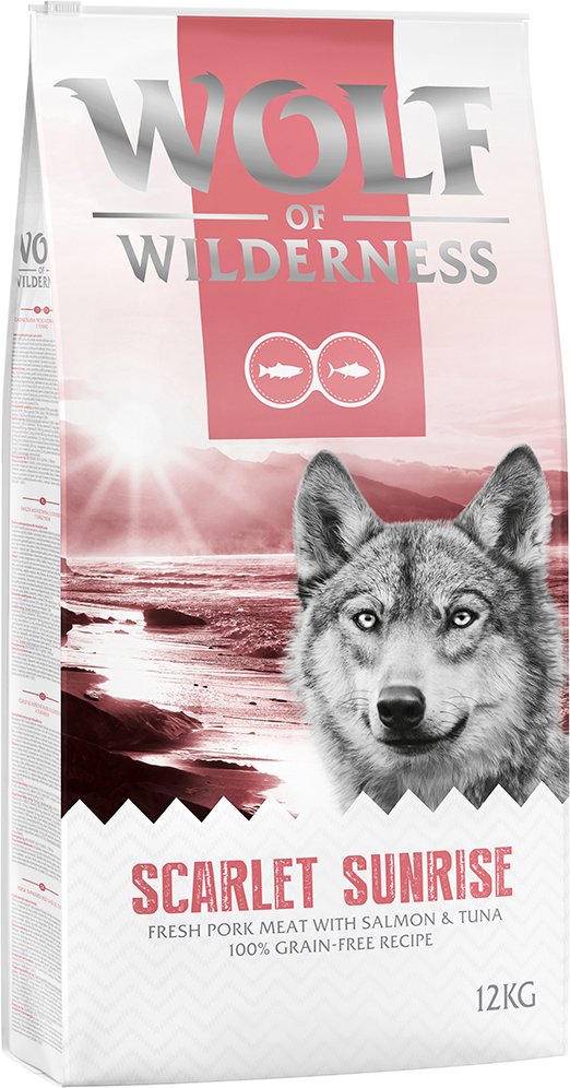 Wolf of Wilderness "Scarlet Sunrise" Lachs & Thunfisch - getreidefrei - 12 kg