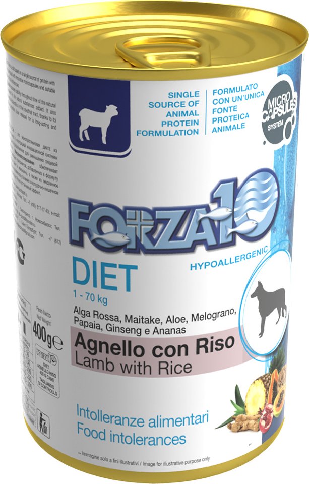 Forza 10 Diet Low Grain 6 x 400 g - Lamm & Reis