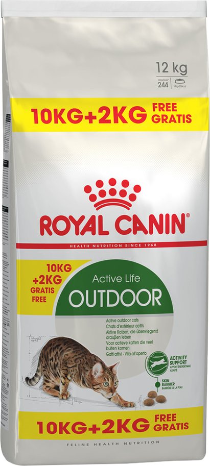2 kg gratis! 12 kg Royal Canin im Bonusbag - Outdoor