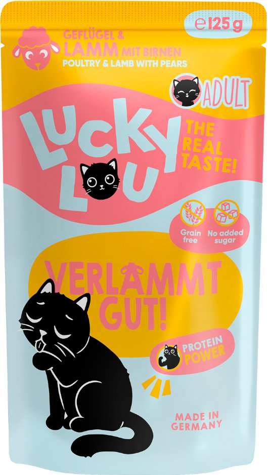 Lucky Lou Adult 16 x 125 g - Geflügel & Lamm