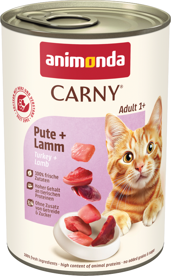 Sparpaket animonda Carny Adult 24 x 400 g - Pute & Lamm