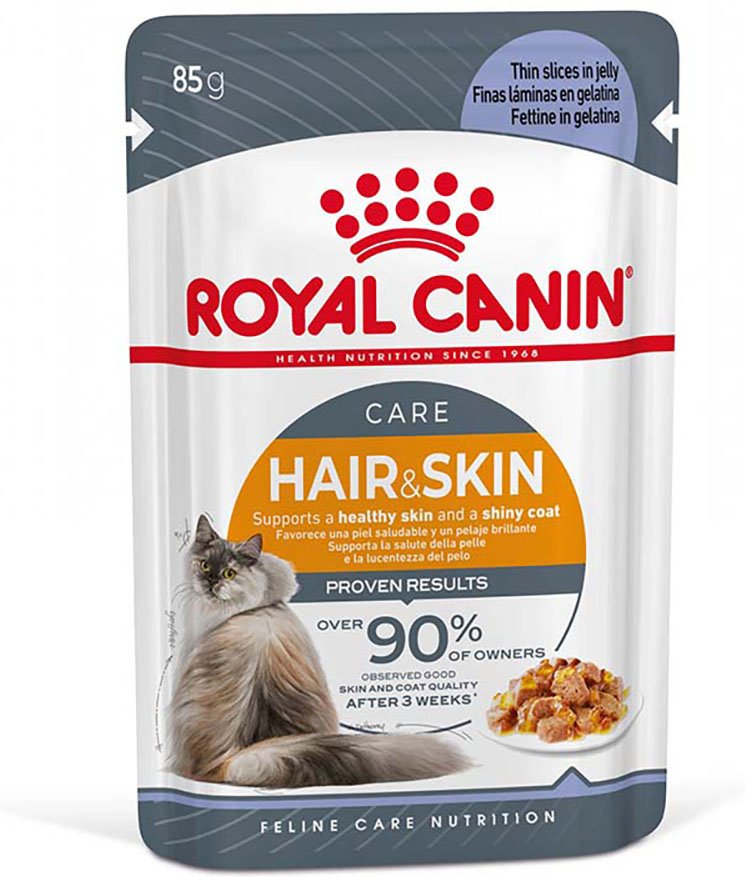 Royal Canin Hair & Skin Care in Gelee - 12 x 85 g