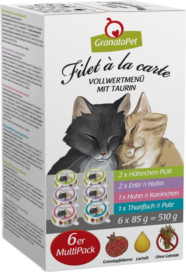 GranataPet Filet à la carte Probierpaket - 6 x 85 g