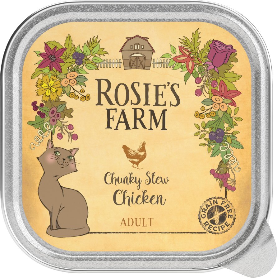 Sparpaket Rosie's Farm Adult 32 x 100 g - Huhn