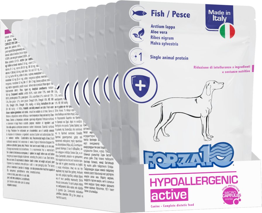 Forza 10 ActiWet Hypoallergenic Fisch - 12 x 100 g