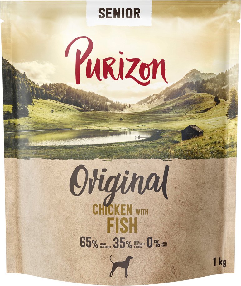 Purizon Senior Huhn mit Fisch - getreidefrei - Sparpaket: 4 x 1 kg NEU