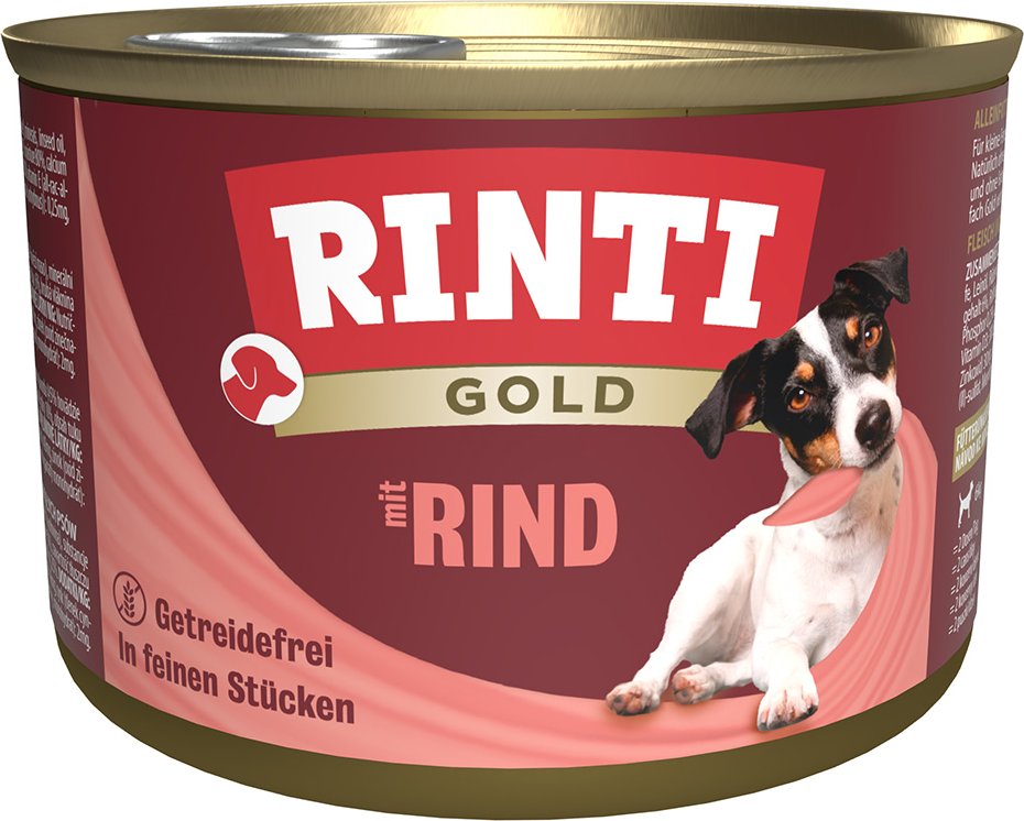Thumbnail - RINTI Gold 12 x 185 g - Rindstückchen