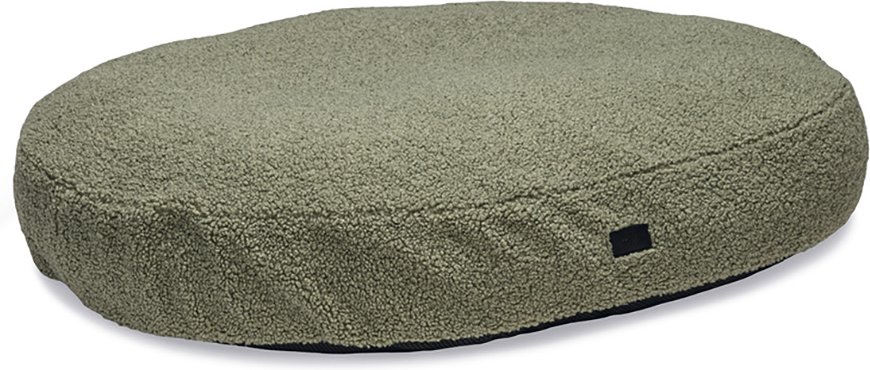 Designed by Lotte Ovales Hundekissen Yndis - grün: L 100 x B 70 x H 15 cm