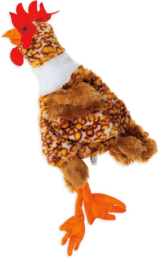 Karlie Hundespielzeug Flatino Huhn - L 40 x B 19 x H 3 cm