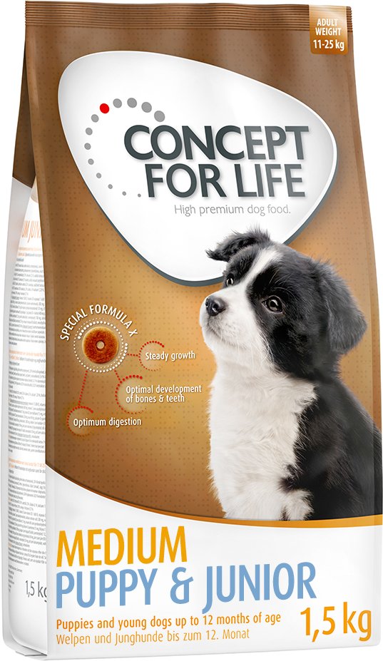 Concept for Life Medium Puppy & Junior - 1,5 kg