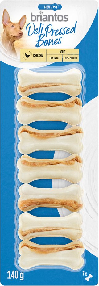 Briantos Deli Pressed Bones Chicken für Hunde - Sparpaket 2 x 140 g