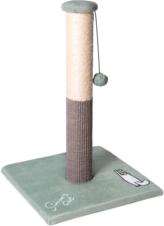 Simon's Cat Kratzpfosten - grau / grün