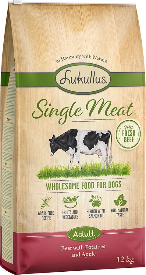 Lukullus Single Meat Rind (getreidefrei) - 12 kg