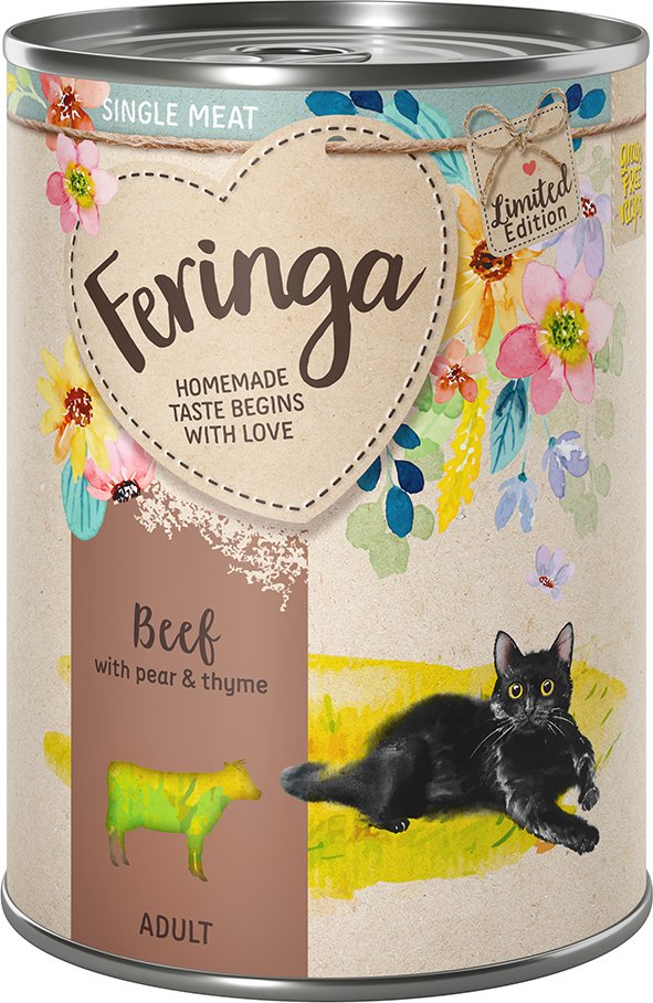 Limited Edition: Feringa Single Meat Frühlingsmenü Rind mit Birne 6 x 410 g