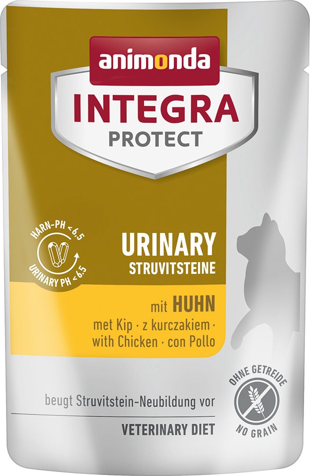 animonda Integra Protect Adult Urinary Struvitstein 24 x 85 g - mit Huhn
