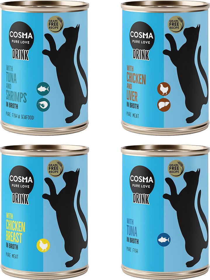 Cosma Drink 6 x 100 g - Mixpaket (4 Sorten)