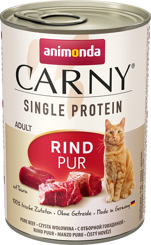 animonda Carny Single Protein Adult 6 x 400 g - Rind pur