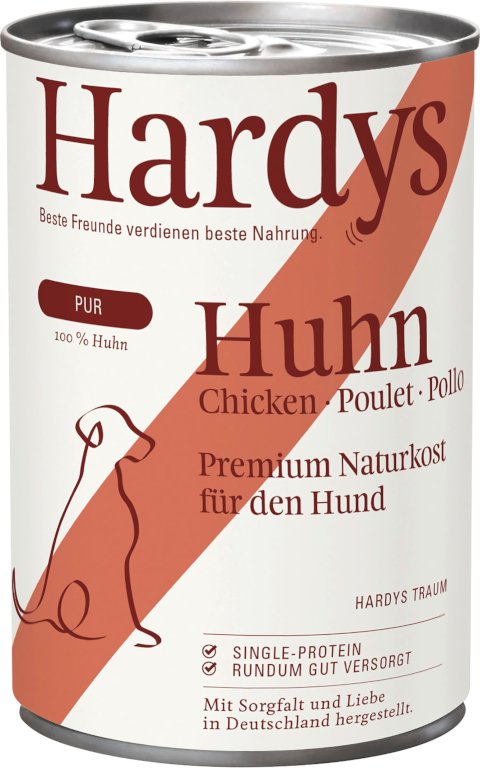 Sparpaket Hardys Pur 24 x 400 g - Huhn