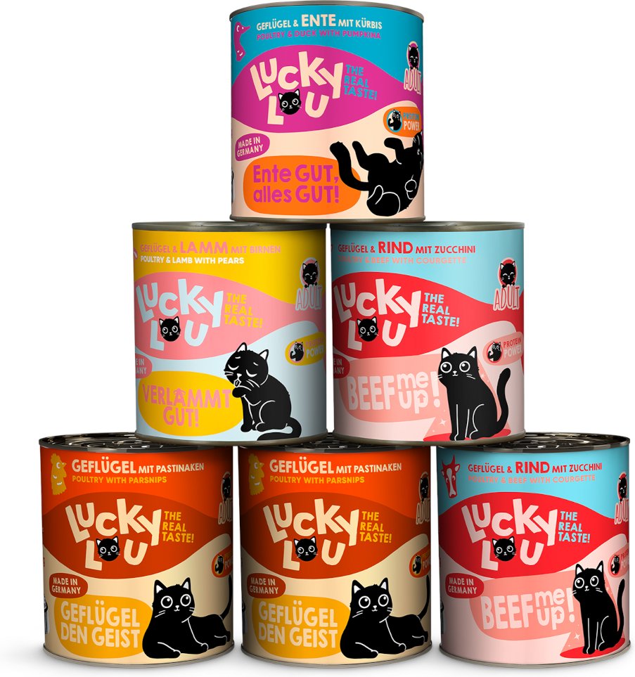 Lucky Lou Adult 6 x 800 g - Tasty Mix (4 Sorten)
