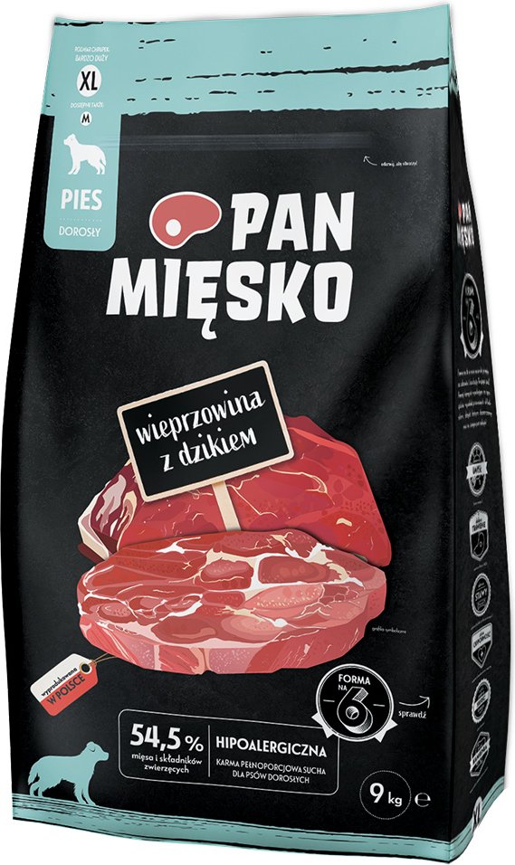 Pan Mięsko XL Schwein mit Wildschwein - Sparpaket: 2 x 9 kg