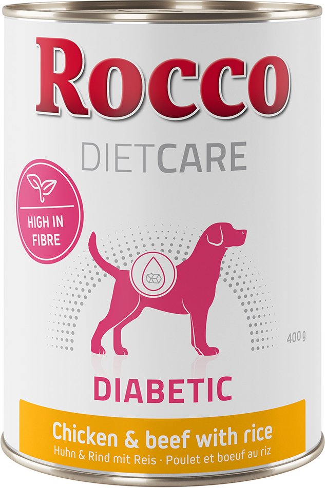 Rocco Diet Care Diabetic Huhn & Rind mit Reis 400g 24 x 400 g