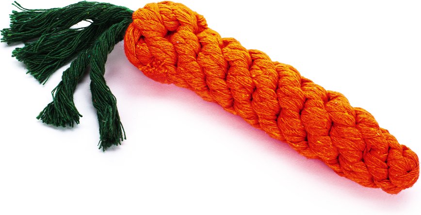 TIAKI Hundespielzeug Karotte - Ø 3,5 x L 22 cm