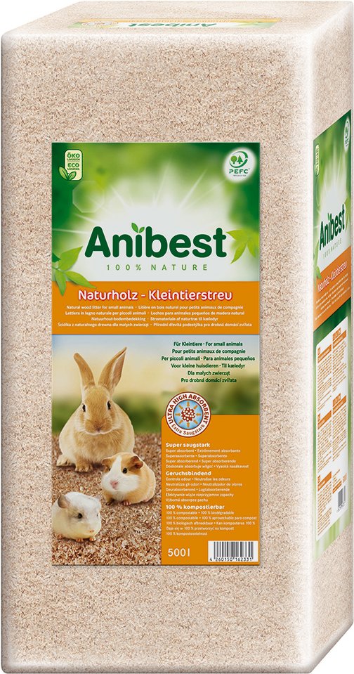 Anibest Kleintierstreu - 500 l (20 kg)