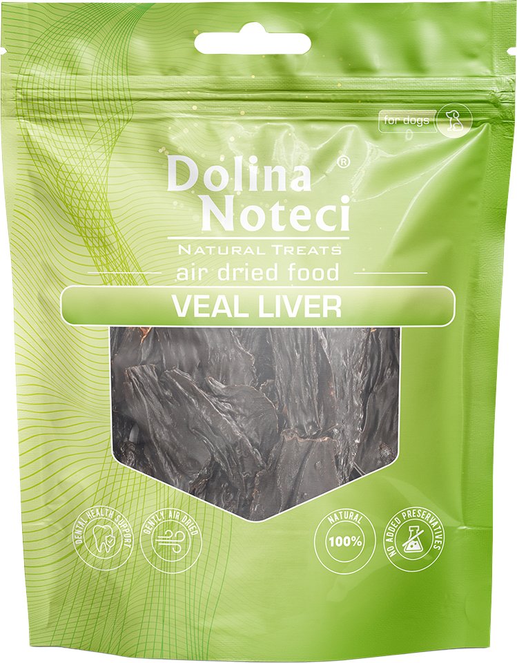 Dolina Noteci Natural Treats Kalbsleber - Sparpaket: 3 x 150 g